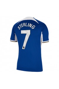 Fotbalové Dres Chelsea Raheem Sterling #7 Domácí Oblečení 2023-24 Krátký Rukáv